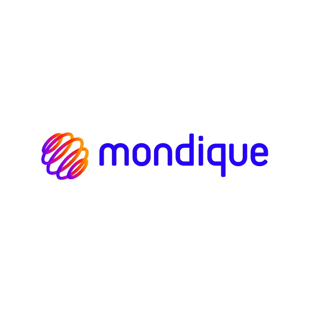 Mondique.com logo, a brandable .com business name for sale