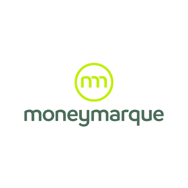 Moneymarque.com logo, a brandable .com business name for sale