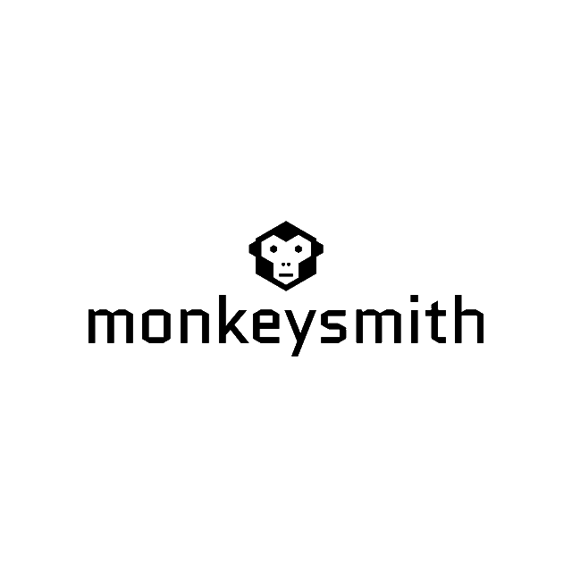 Monkeysmith.com logo, a brandable .com business name for sale