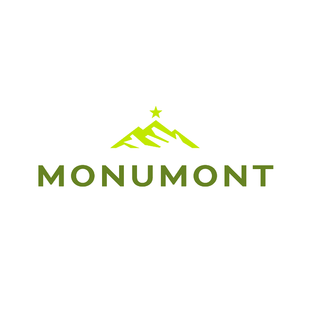 Monumont.com logo, a brandable .com business name for sale