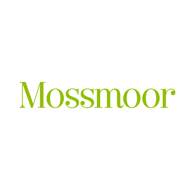 Mossmoor.com logo, a brandable .com business name for sale