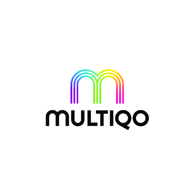 Multiqo.com logo, a brandable .com business name for sale