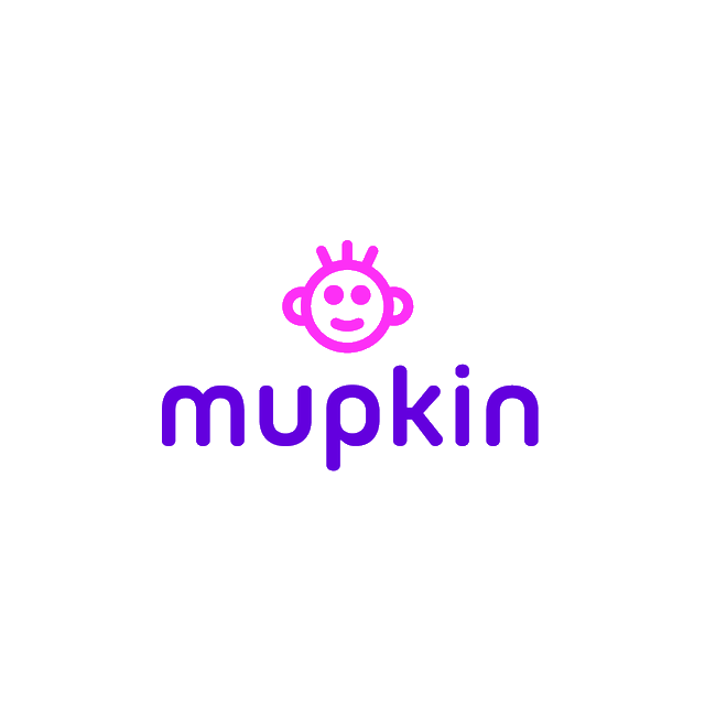 Mupkin.com logo, a brandable .com business name for sale