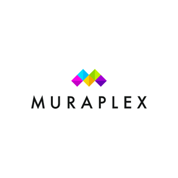 Muraplex.com logo, a brandable .com business name for sale