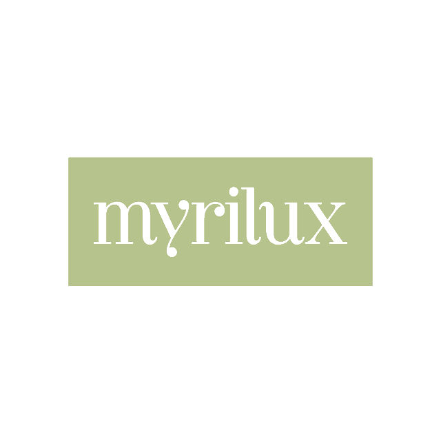 Myrilux.com logo, a brandable .com business name for sale