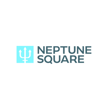 NeptuneSquare.com logo, a brandable .com business name for sale