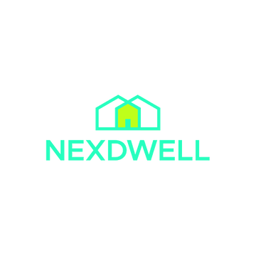 Nexdwell.com logo, a brandable .com business name for sale