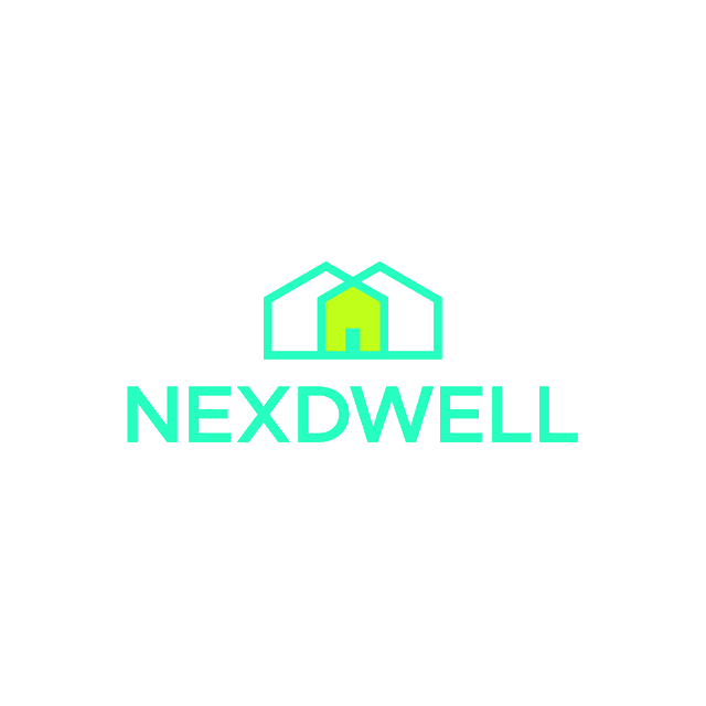 Nexdwell.com logo, a brandable .com business name for sale