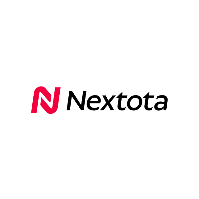 Nextota.com logo, a brandable .com business name for sale