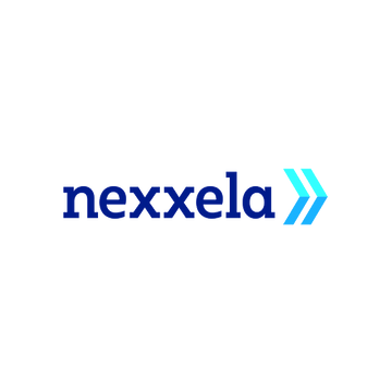 Nexxela.com logo, a brandable .com business name for sale