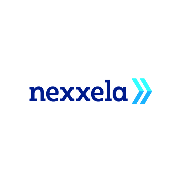 Nexxela.com logo, a brandable .com business name for sale