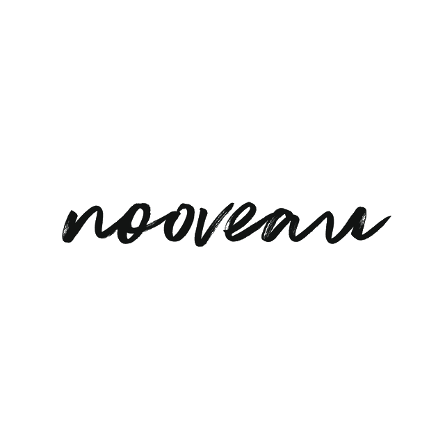 Nooveau.com logo, a brandable .com business name for sale