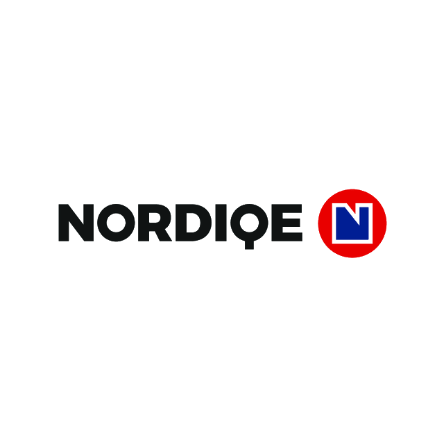 Nordiqe.com logo, a brandable .com business name for sale