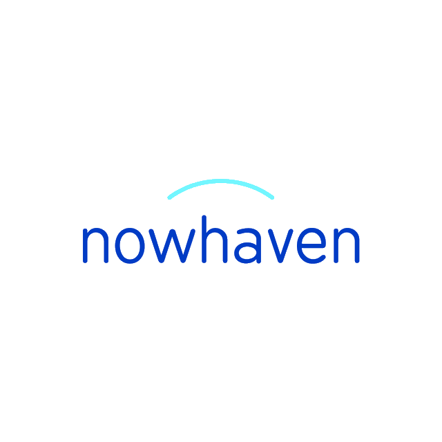 Nowhaven.com logo, a brandable .com business name for sale