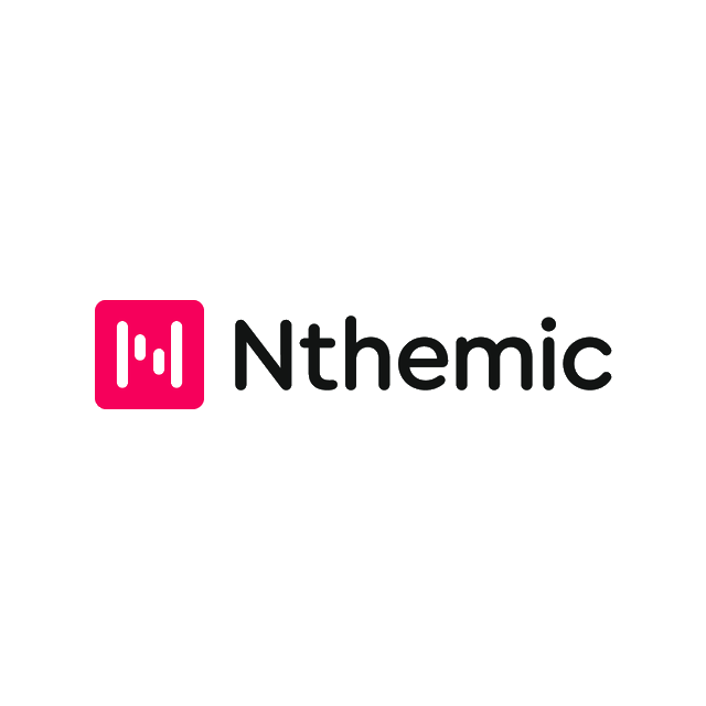 Nthemic.com logo, a brandable .com business name for sale
