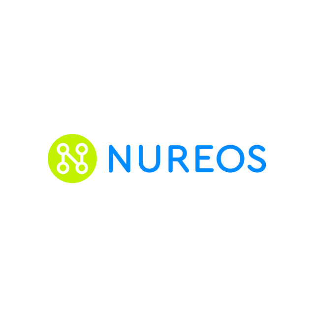 Nureos.com logo, a brandable .com business name for sale