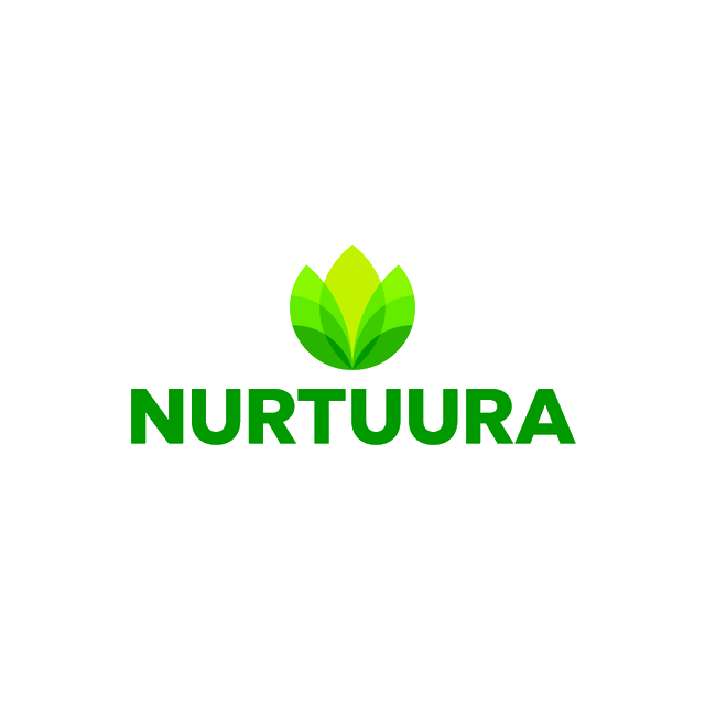 Nurtuura.com logo, a brandable .com business name for sale