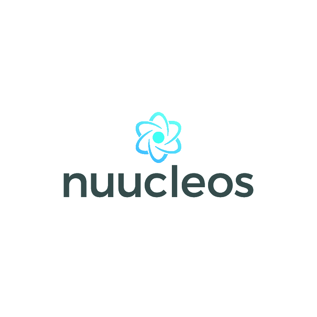 Nuucleos.com logo, a brandable .com business name for sale