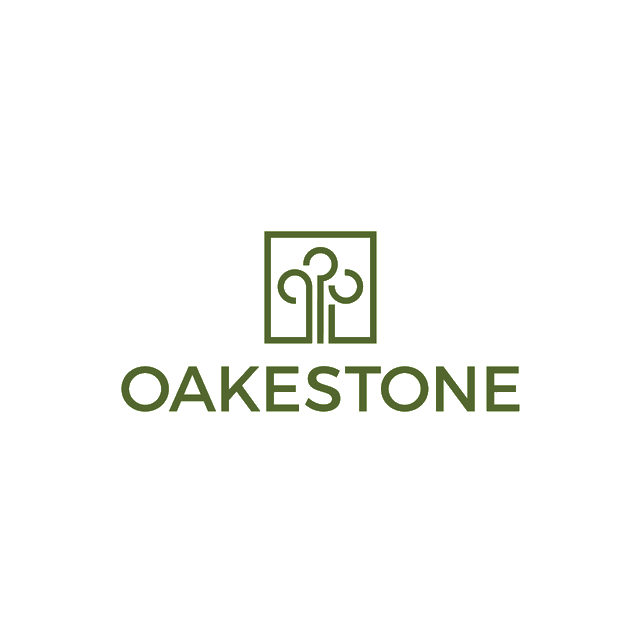 Oakestone.com logo, a brandable .com business name for sale