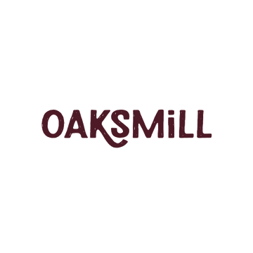 Oaksmill.com logo, a brandable .com business name for sale