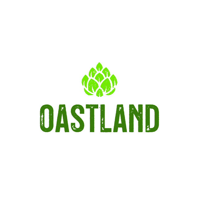 Oastland.com logo, a brandable .com business name for sale