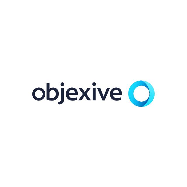 Objexive.com logo, a brandable .com business name for sale
