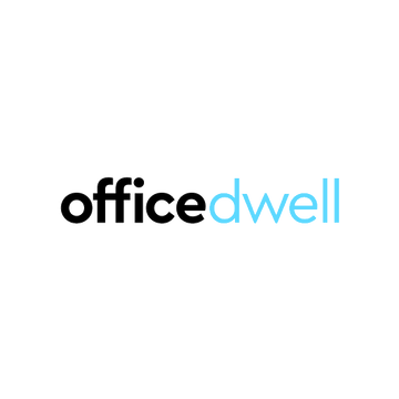 OfficeDwell.com logo, a brandable .com business name for sale