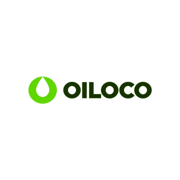 Oiloco.com logo, a brandable .com business name for sale