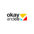 OkayAndCo.com logo, a brandable .com business name for sale