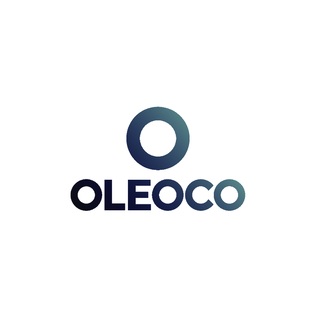 Oleoco.com logo, a brandable .com business name for sale