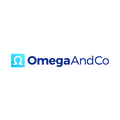 OmegaAndCo.com logo, a brandable .com business name for sale