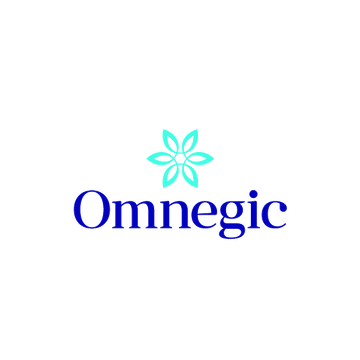 Omnegic.com logo, a brandable .com business name for sale
