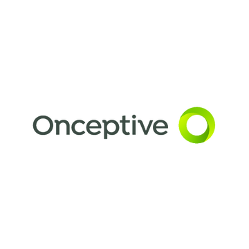 Onceptive.com logo, a brandable .com business name for sale