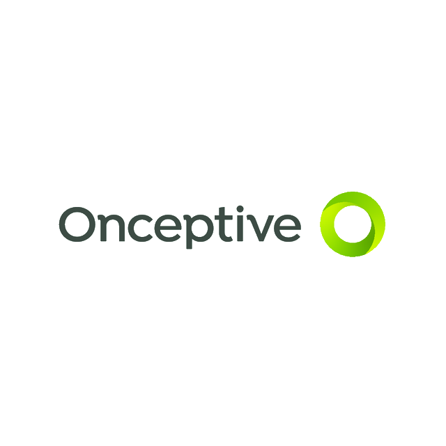 Onceptive.com logo, a brandable .com business name for sale