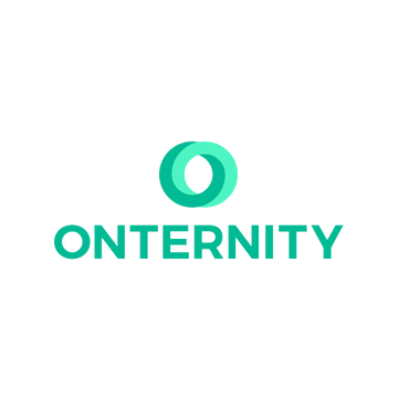 Onternity.com logo, a brandable .com business name for sale