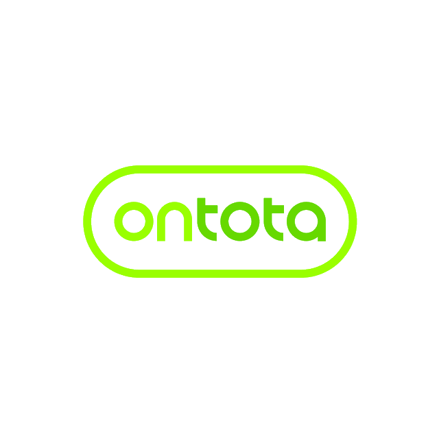 Ontota.com logo, a brandable .com business name for sale