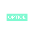 Optiqe.com logo, a brandable .com business name for sale