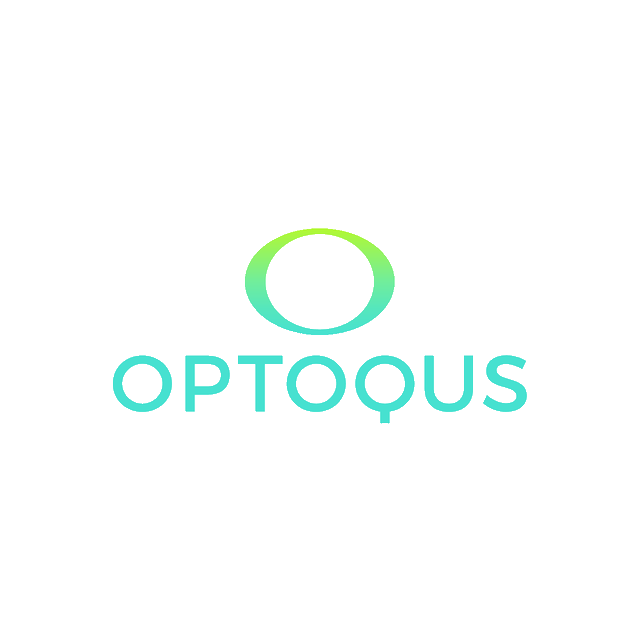 Optoqus.com logo, a brandable .com business name for sale