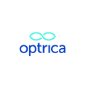 Optrica.com logo, a brandable .com business name for sale