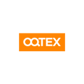 Oqtex.com logo, a brandable .com business name for sale