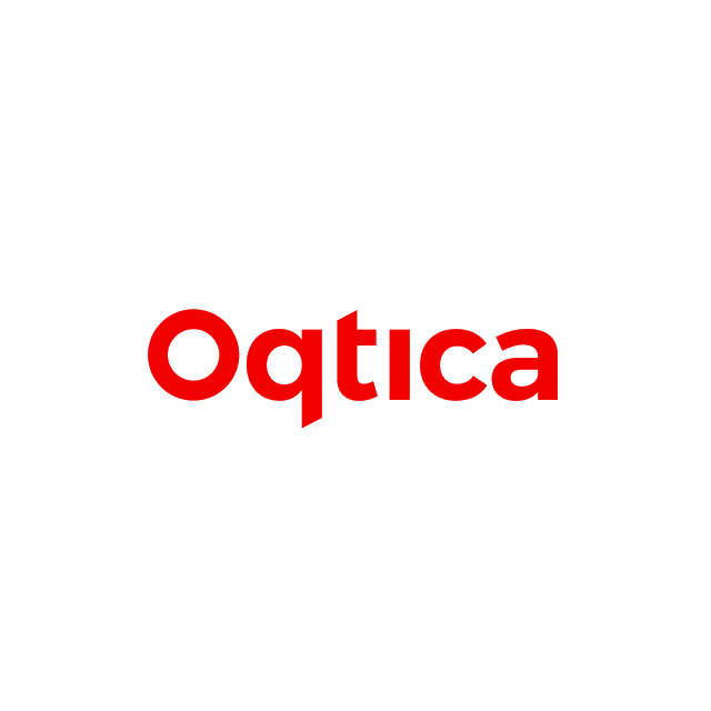 Oqtica.com logo, a brandable .com business name for sale