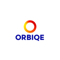 Orbiqe.com logo, a brandable .com business name for sale