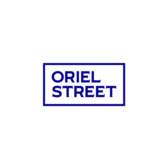 OrielStreet.com logo, a brandable .com business name for sale
