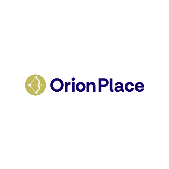 OrionPlace.com logo, a brandable .com business name for sale