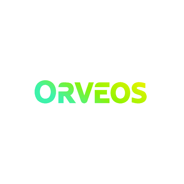 Orveos.com logo, a brandable .com business name for sale