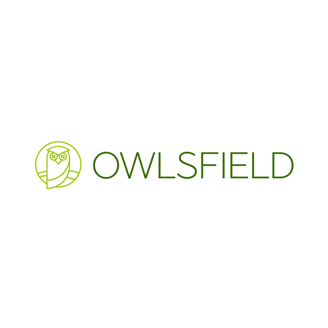Owlsfield.com logo, a brandable .com business name for sale