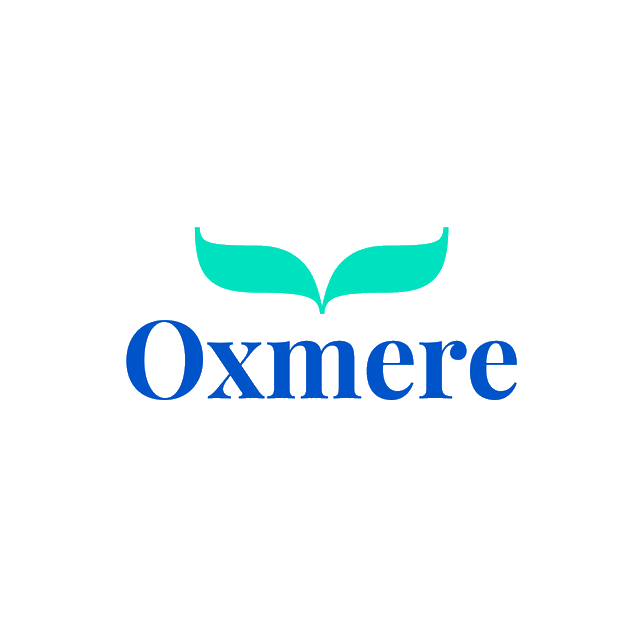 Oxmere.com logo, a brandable .com business name for sale