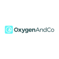 OxygenAndCo.com logo, a brandable .com business name for sale