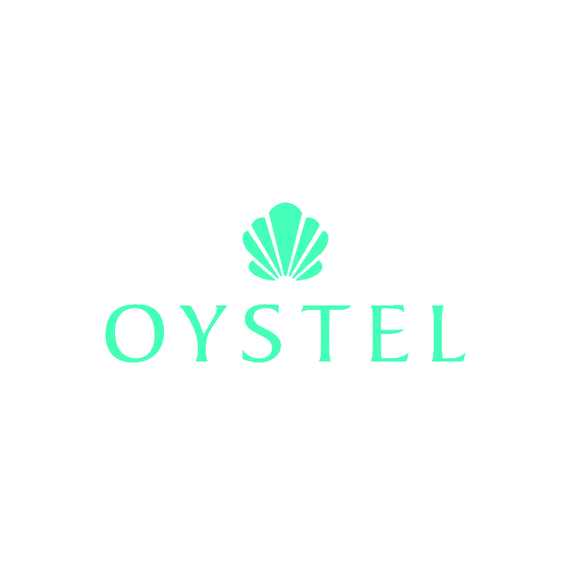 Oystel.com logo, a brandable .com business name for sale