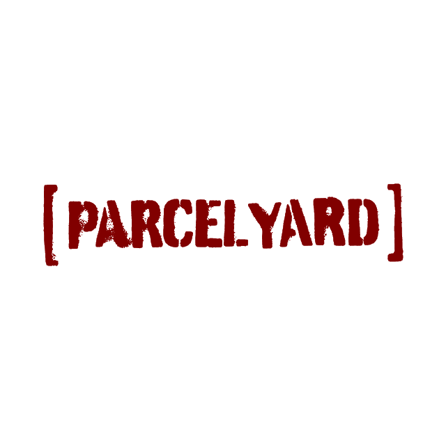 ParcelYard.com logo, a brandable .com business name for sale